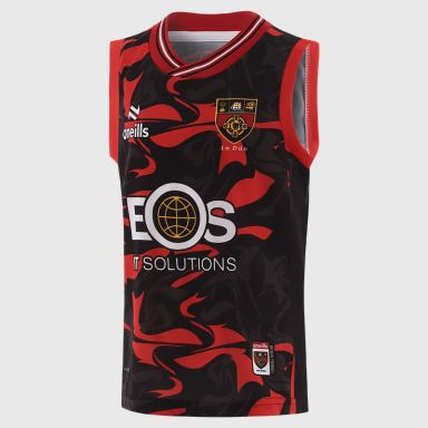 Black Down GAA Kids' Training Vest 2025 by O’Neills.