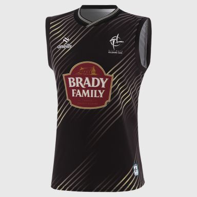 Black Kildare GAA Kids' Training Vest 2025 by O’Neills.