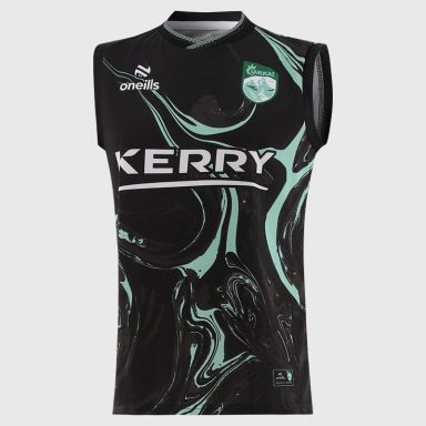 Black Kerry GAA Kids' Training  Vest 2026 by O’Neills.