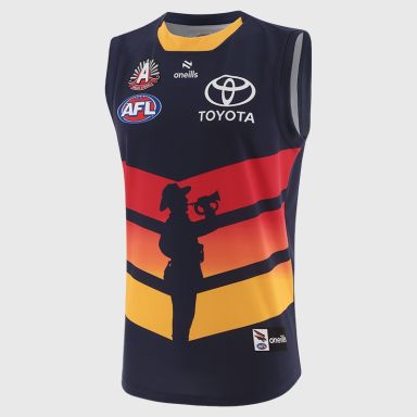 O'Neills Adelaide Crows Navy ANZAC Guernsey 2025