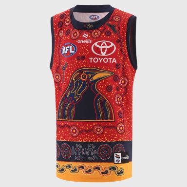 O'Neills Adelaide Crows Kids' Red Indigenous Guernsey 2025