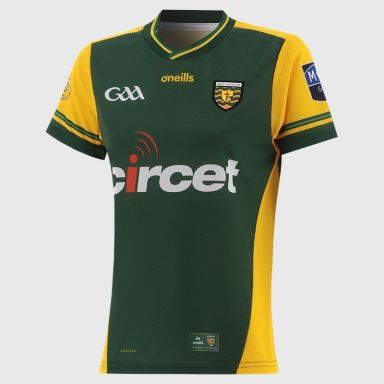 Green Donegal GAA Women's Alternative Goalkeeper Jersey 2026 from O’Neills.