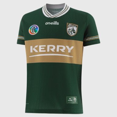 Green Kerry Camogie Kids' Home Jersey 2026 from O'Neills.