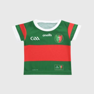 Green / Red Mayo GAA Infant 1950 Commemoration Jersey 2026 from O’Neills.