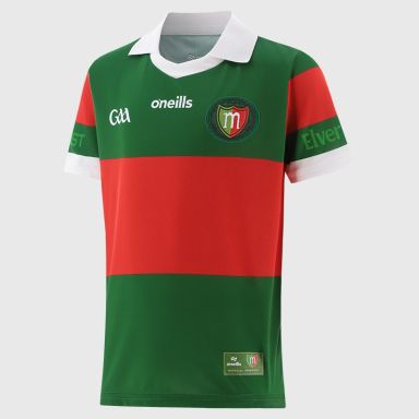 Green / Red Mayo GAA Kids' 1950 Commemoration Jersey 2026 from O’Neills.