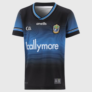Black Roscommon GAA Kids' Alternative Jersey 2026 from O’Neills.