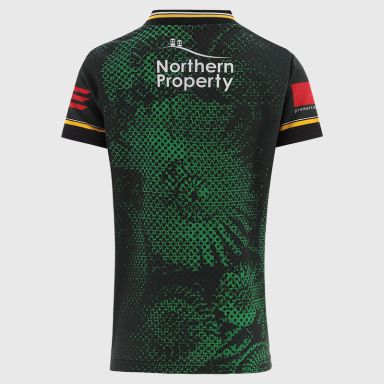 Green Antrim GAA Kids’ Alternative Jersey 2026 from O’Neills.