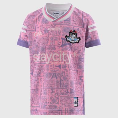 Purple Dublin GAA Kids' Alternative Jersey 2025 by O’Neills.