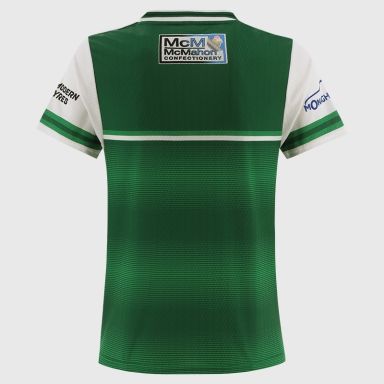 Green Fermanagh GAA Women's Home Jersey 2026 from O’Neills.