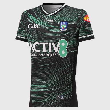 Black / Green Monaghan GAA Women's Fit Goalkeeper Jersey 2026 from O’Neills.