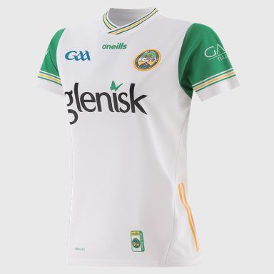 O’Neills White Offaly GAA Women's Alternative Jersey 2025 by O’Neills.