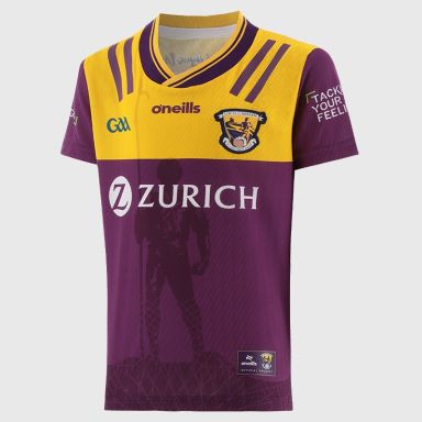 Purple Wexford GAA Kids’ Home Jersey 2026 from O’Neills.