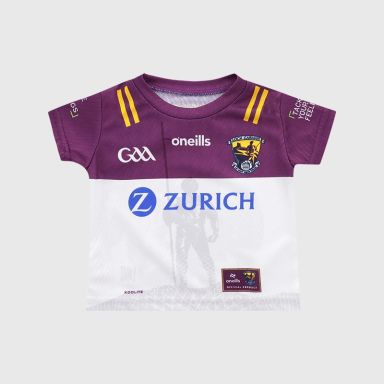 White Wexford GAA Infant 2 Stripe Goalkeeper Jersey From O'Neills