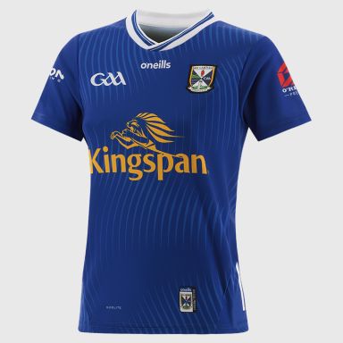 Royal Cavan GAA Women's Fit 2 Stripe Home Jersey 2025 from O'Neills.