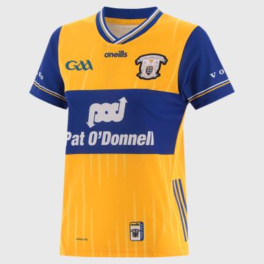 Amber Clare GAA Women's Home Jersey 2025 by O’Neills.