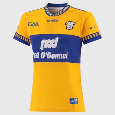 Amber Clare GAA Women’s Fit Home Jersey 2026 from O’Neills.