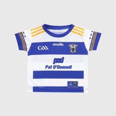 Royal / White Clare GAA Infant Alternative Goalkeeper Jersey 2026 from O’Neills.