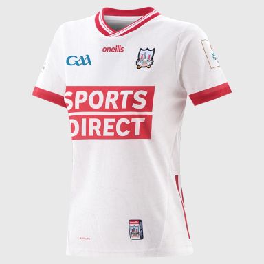 O’Neills White Cork GAA Women's Alternative Jersey 2025 by O’Neills.