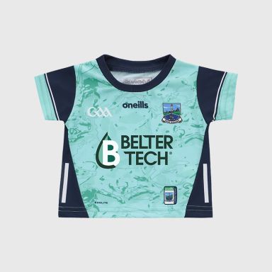 O’Neills Mint Fermanagh GAA Hurling Baby Alternative Jersey 2025 by O’Neills.