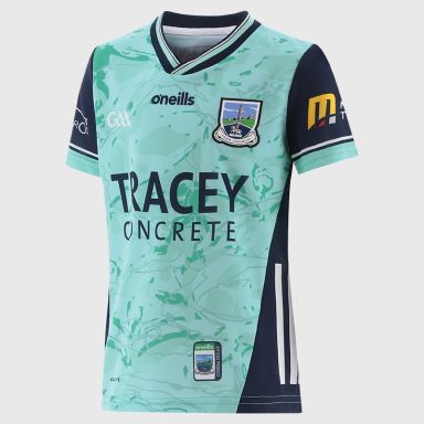 O'Neills Mint Fermanagh GAA Kids' Alternative Jersey 2025 by O'Neills.