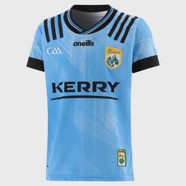 O’Neills Blue Kerry GAA Kids' Alternative Goalkeeper Jersey 2025.
