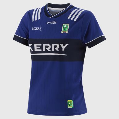 O’Neills Blue Kerry LGFA Women's Alternative Jersey 2025 by O’Neills.