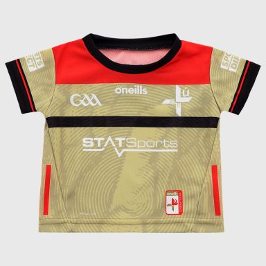 O’Neills Gold Louth GAA Baby Alternative Goalkeeper Jersey 2025 by O’Neills.
