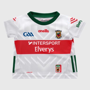 O’Neills White Mayo GAA Baby Goalkeeper Jersey 2025 by O’Neills.