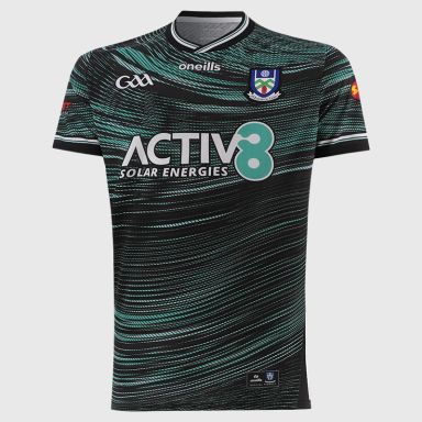 Black / Green Monaghan GAA Player Fit Goalkeeper Jersey 2026 from O’Neills.