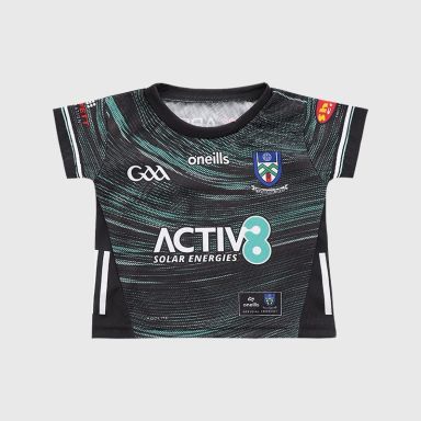 Black Monaghan GAA Infant Goalkeeper Jersey 2026 from O’Neills.