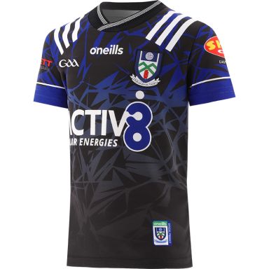 Black Monaghan GAA Goalkeeper Jersey 2024 with ribbed crewneck by O’Neills.