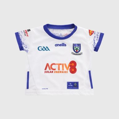 White Monaghan GAA Infant Home Jersey 2026 from O’Neills.