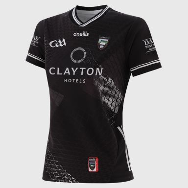 O’Neills Black Sligo GAA Hurling Women's Home Jersey 2025 by O’Neills.