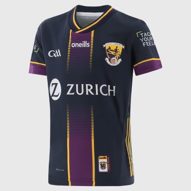 O’Neills Navy Wexford GAA Kids' Alternative Jersey 2025 by O’Neills.