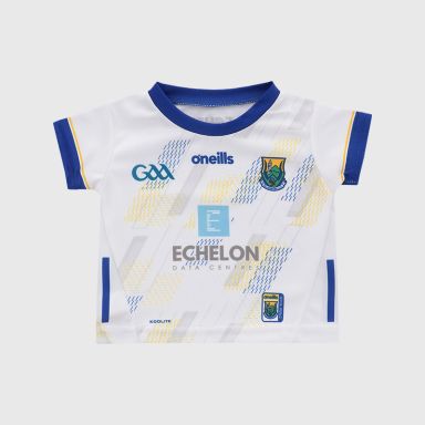 White Wicklow GAA Baby Goalkeeper Jersey 2025 by O’Neills.