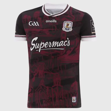 Black Galway GAA Player Fit Alternative Jersey 2025 from O’Neills.