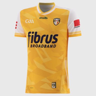 O’Neills Amber Antrim GAA Player Fit Home Jersey 2025 by O’Neills.