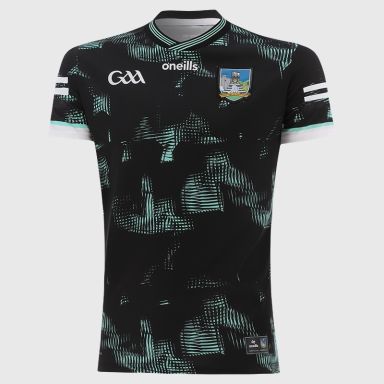 Black Limerick GAA Player Fit Alternative Jersey 2026 from O’Neills.