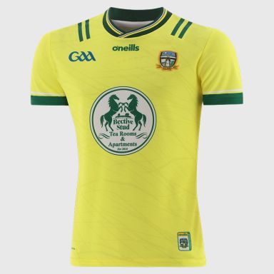 O’Neills Yellow Meath GAA Goalkeeper Jersey 2025 Player Fit with ribbed crewneck by O’Neills.