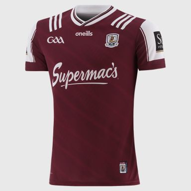 O’Neills Maroon Galway GAA Player Fit Home Jersey 2025 by O’Neills.