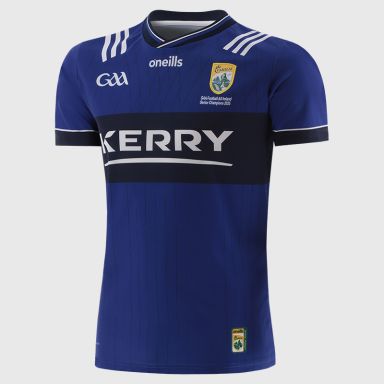 Royal Kerry GAA Player Fit All Ireland Football Champions Jersey 2025 from O’Neills.