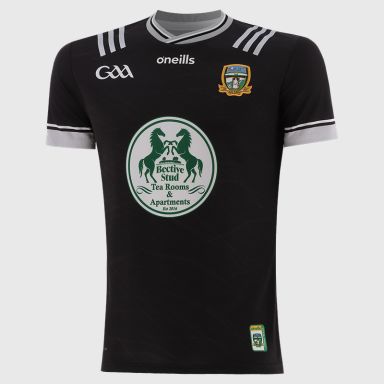 O’Neills Black Meath GAA Goalkeeper Jersey 2025 Player Fit with ribbed crewneck by O’Neills.