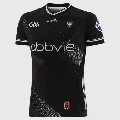 O’Neills Black Sligo GAA Player Fit Home Jersey 2025 by O’Neills.