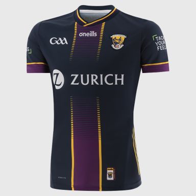 O’Neills Navy Wexford GAA Player Fit Alternative Jersey 2025 by O’Neills.