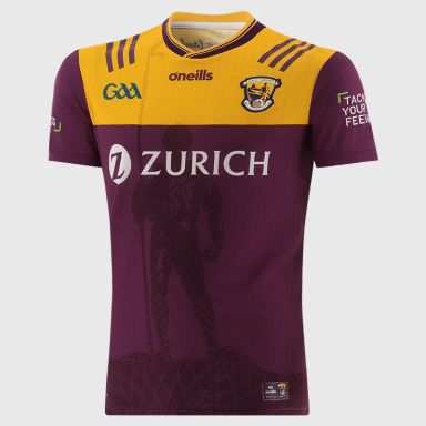 Purple Wexford GAA Player Fit Home Jersey 2026 from O’Neills.