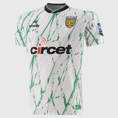 White Donegal GAA Short Sleeve Training Top 2026 from O’Neills.
