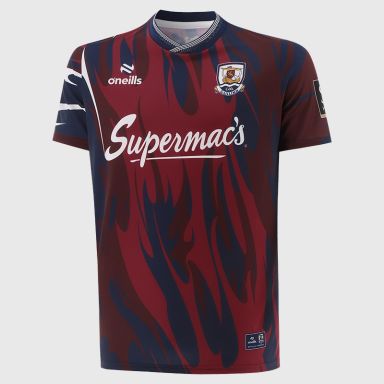 Maroon Galway Hurling Short Sleeve Training Top 2026 from O’Neills.