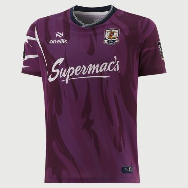 Purple Galway Hurling Short Sleeve Training Top 2026 from O’Neills.