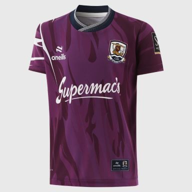 Purple Galway Hurling Kids' Short Sleeve Training Top 2026 from O’Neills.