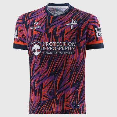 Multi Coloured Louth GAA Short Sleeve Training Top 2026 from O’Neills.